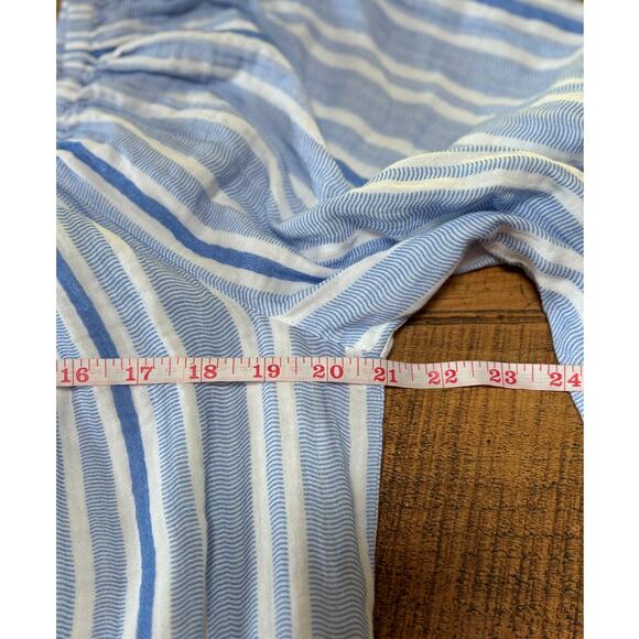 NWT Womens Tommy Bahama Island Gauze Blue White Stripe‎ Flowy Dress Size Medium - Picture 7 of 14